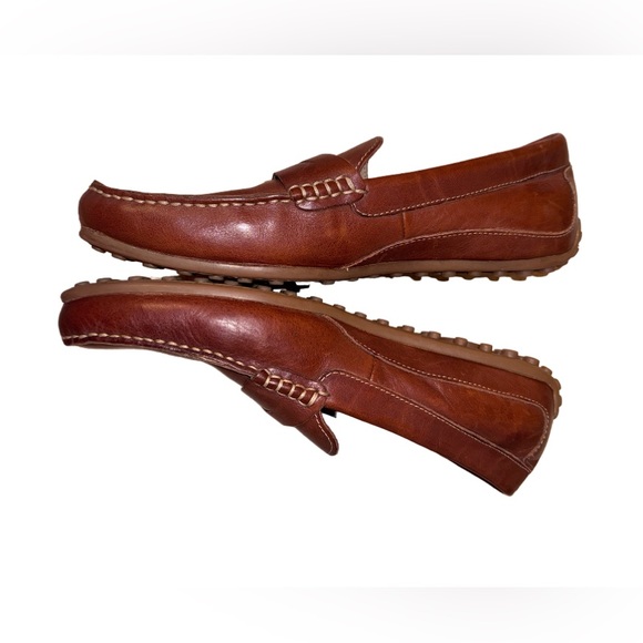 FLORSHEIM MEN’s driver leather penny loafers slip on dress shoes size 11 - Picture 9 of 16